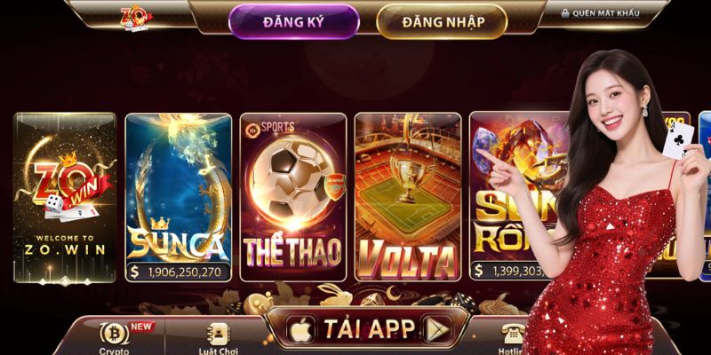 Zowin - Cổng Game Đổi Thưởng Thượng Lưu Top Đầu Thị Trường